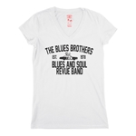Blues Brothers Revue V-Neck T Shirt - Women's