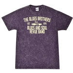 Blues Brothers Revue T-Shirt - Purple Mineral Wash