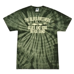 Blues Brothers Revue Tie-Dye T-Shirt - Green