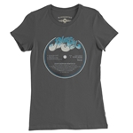 Johnny Winter Vinyl Record Ladies T Shirt