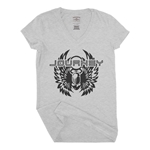Black Journey Scarab V-Neck T Shirt - Women's