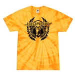 Black Journey Scarab Tie-Dye T-Shirt - Yellow