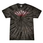 Journey Patriotic Logo Tie-Dye T-Shirt - Black