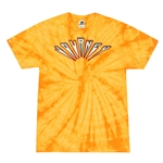 Journey Patriotic Logo Tie-Dye T-Shirt - Yellow