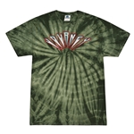 Journey Patriotic Logo Tie-Dye T-Shirt - Green