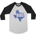 Texas Blues Baseball T-Shirt