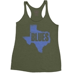 Texas Blues Racerback Tank - Women's