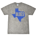 Texas Blues T-Shirt - Gray Mineral Wash