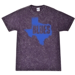 Texas Blues T-Shirt - Purple Mineral Wash