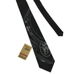 Vinyl Record Turntable Neck Tie - Black