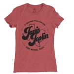 Janis Joplin Port Arthur Texas Ladies T Shirt - Relaxed Fit