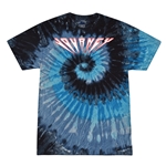 Journey Logo Tie-Dye T-Shirt - Blue