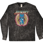 Patriotic Journey Vintage Long Sleeve T-Shirt - Black Mineral Wash