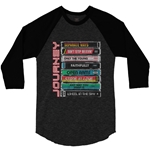 Journey Tape Stack Baseball T-Shirt