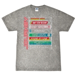 Journey Tape Stack T-Shirt - Grey Mineral Wash