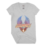 Colorful Journey Scarab Logo V-Neck T Shirt - Women's