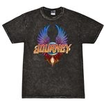Colorful Journey Scarab Logo T-Shirt - Black Mineral Wash