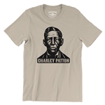 Charley Patton Wood Cut T-Shirt - Lightweight Vintage Style