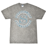Steppenwolf Round Logo T-Shirt - Gray Mineral Wash