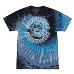 Steppenwolf Round Logo Tie-Dye T-Shirt - Blue