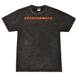 Steppenwolf Logo T-Shirt - Black Mineral Wash