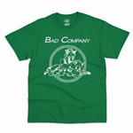 CLEARANCE - Small Green Bad Co. Run With the Pack T-Shirt - Classic Heavy Cotton