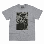 CLEARANCE - Medium Athletic Heather Professor Longhair Jazzfest Photo T-Shirt - Classic Heavy Cotton