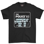 CLEARANCE - Medium Athletic Heather The Police '83 T-Shirt - Classic Heavy Cotton