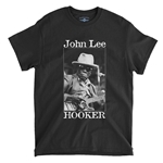 CLEARANCE - Black XL John Lee Hooker Santa Cruz T-Shirt - Classic Heavy Cotton