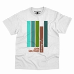 CLEARANCE - XL White John Coltrane Jazz T-Shirt - Classic Heavy Cotton
