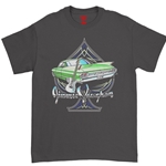 CLEARANCE - XL Black Graphic Jimmie Vaughan T-Shirt - Classic Heavy Cotton