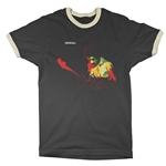 CLEARANCE - Medium Black Jimi Hendrix Band of Gypsys Album Cover Ringer T-Shirt