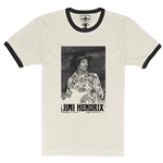 CLEARANCE - XL Cream Jimi Hendrix Guitar Ringer T-Shirt