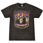 Steppenwolf Psychedelic Magic Carpet Ride T-Shirt - Black Mineral Wash