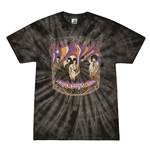 Steppenwolf Psychedelic Magic Carpet Ride Tie-Dye T-Shirt - Black