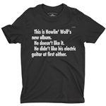 CLEARANCE - Black M Howlin Wolf New Album T-Shirt - Lightweight Vintage Style