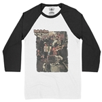 CLEARANCE - Large White Bob Dylan & The Band The Basement Tapes Baseball T-Shirt