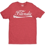 CLEARANCE - XL Red Classic Blondie Logo T-Shirt - Lightweight Vintage Style