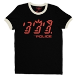 CLEARANCE - XL Black The Police Ghost In The Machine Album Ringer T-Shirt