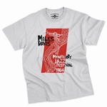 CLEARANCE - 2XL White Miles at the Monterey Jazz Fest 1964 T-Shirt - Classic Heavy Cotton