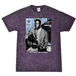 Ltd. Ed. Blue Hall of Fame Blind Willie Johnson T-Shirt - Purple Mineral Wash