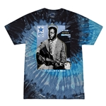 Ltd. Ed. Blues Hall of Fame Blind Willie Johnson Tie-Dye T-Shirt - Blue