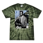Ltd. Ed. Blues Hall of Fame Blind Willie Johnson Tie-Dye T-Shirt - Green