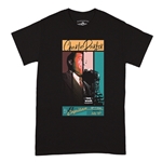 CLEARANCE - Large Black Graphic Charlie Parker 18th & Vine T-Shirt - Classic Heavy Cotton