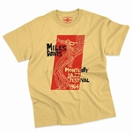 CLEARANCE - 2XL Yellow Miles at the Monterey Jazz Fest 1964 T-Shirt - Classic Heavy Cotton