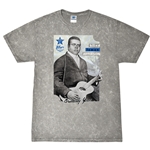 Ltd. Ed. Blues Hall of Fame Blind Lemon Jefferson T-Shirt - Grey Mineral Wash
