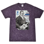 Ltd. Ed. Blues Hall of Fame Blind Lemon Jefferson T-Shirt - Purple Mineral Wash