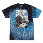 Ltd. Ed. Blues Hall of Fame Blind Lemon Jefferson Tie-Dye T-Shirt - Blue