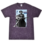 Ltd. Ed. Blues Hall of Fame Memphis Minnie T-Shirt - Purple Mineral Wash