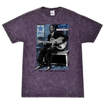 Ltd. Ed. Blues Hall of Fame Big Bill Broonzy T-Shirt - Purple Mineral Wash